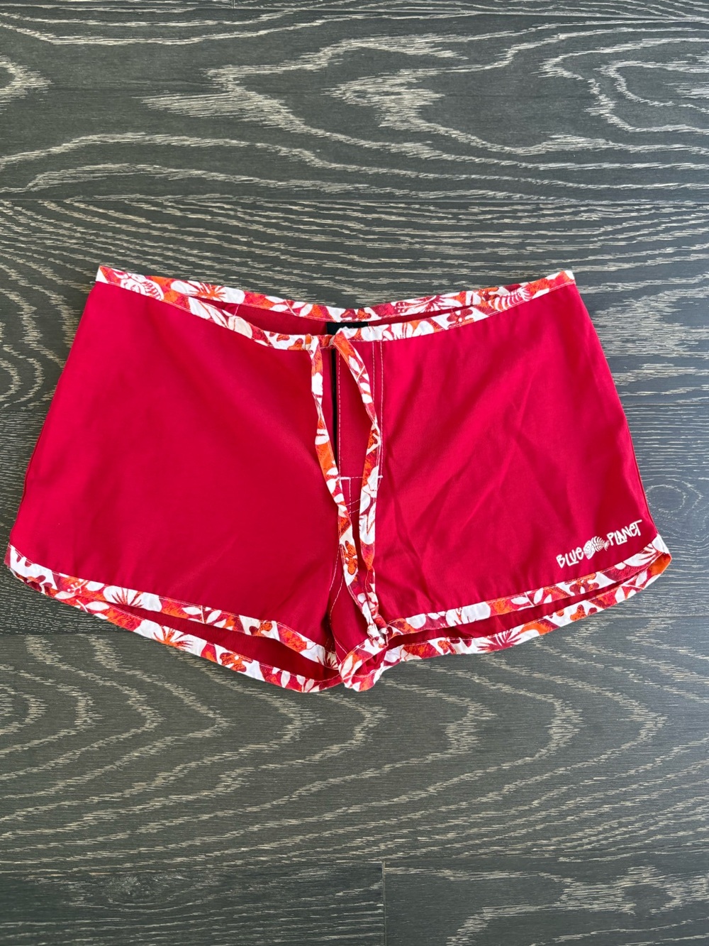 Y2K BLUE PLANET Swim Shorts